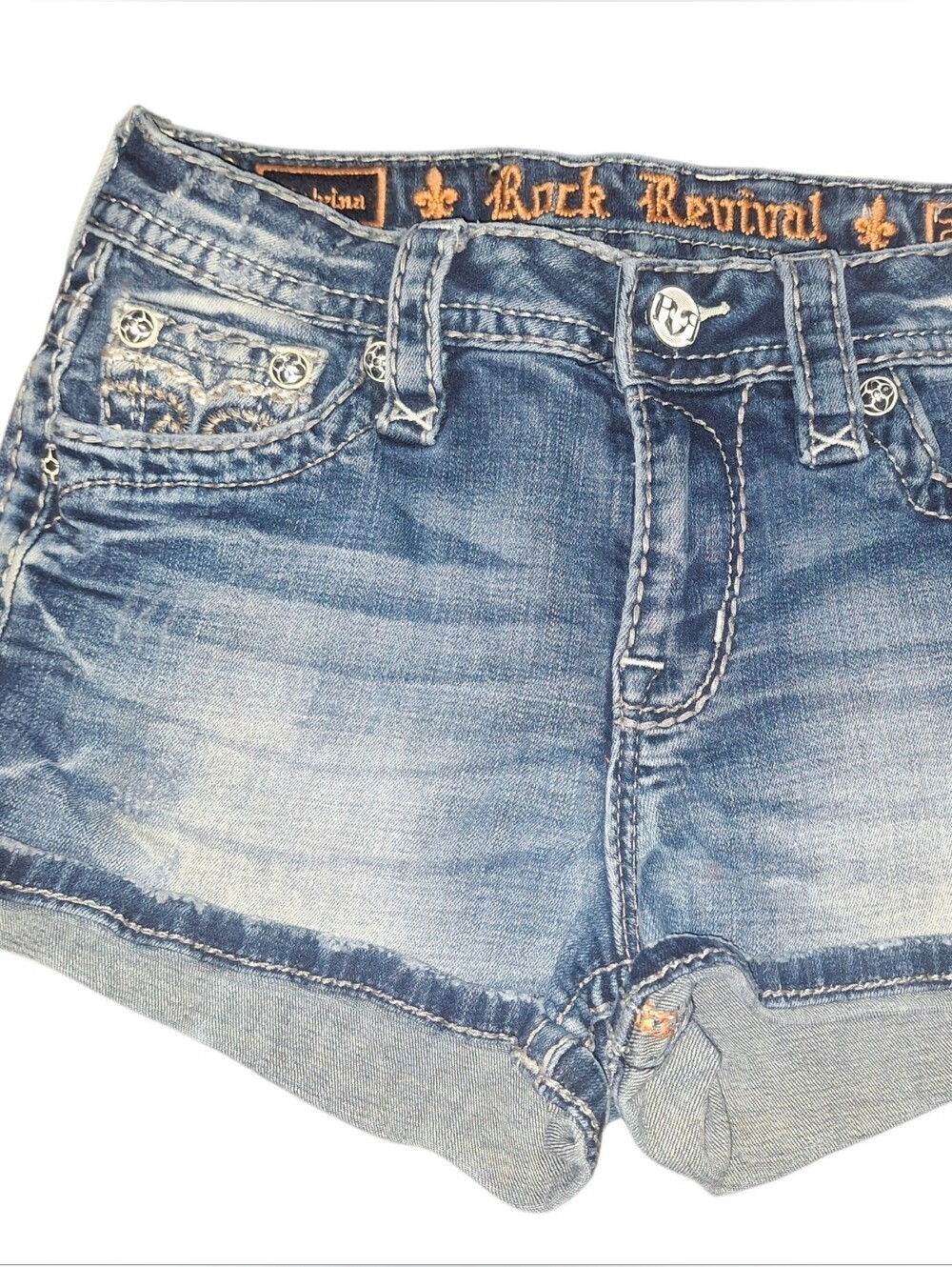Rock Revival Malvina Women’s Blue Denim Size 26